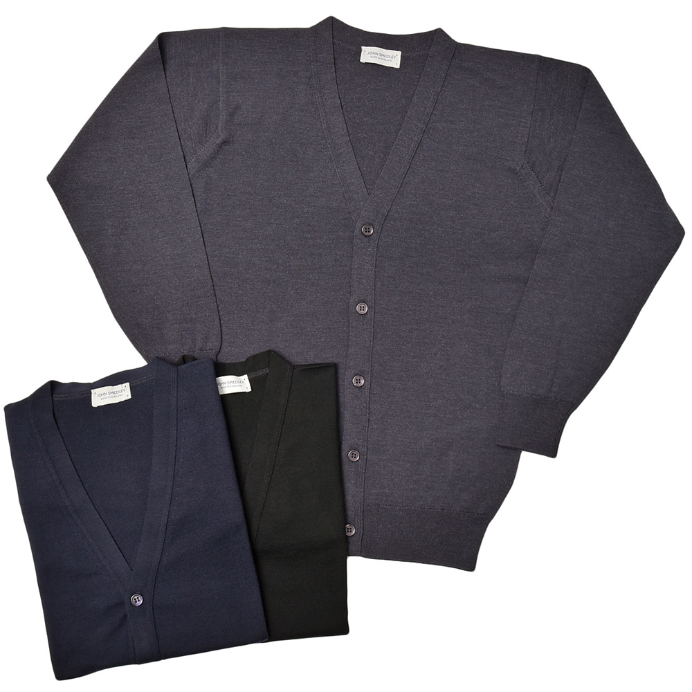 ジョンスメドレー JOHN SMEDLEY カーディガン MERINO WOOL