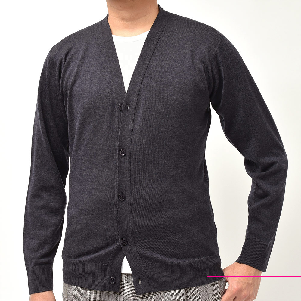 ジョンスメドレー JOHN SMEDLEY カーディガン MERINO WOOL