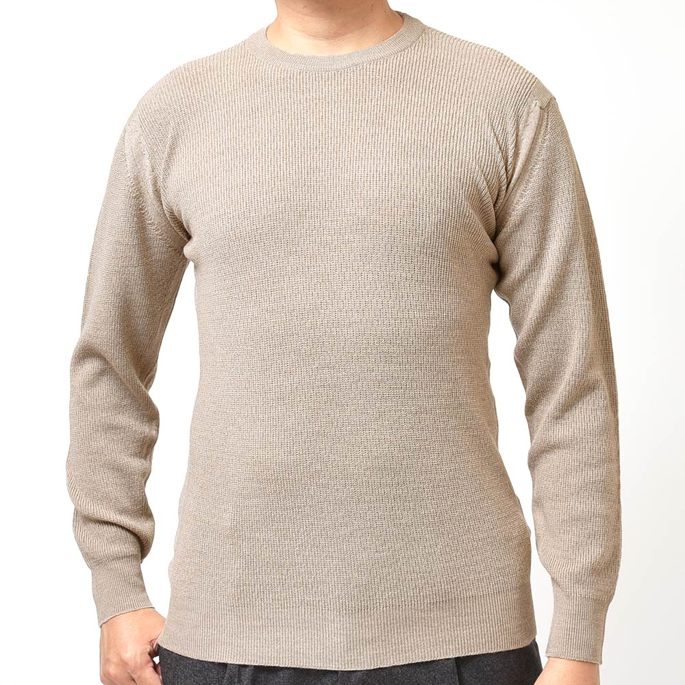 JOHN SMEDLEY 長袖サーマルクルーネックニット A4516