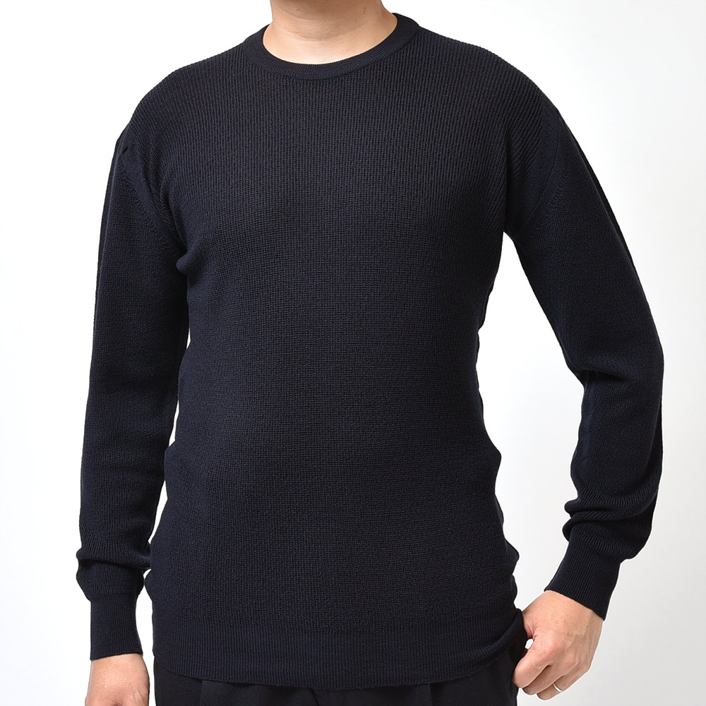 JOHN SMEDLEY 長袖サーマルクルーネックニット A4516