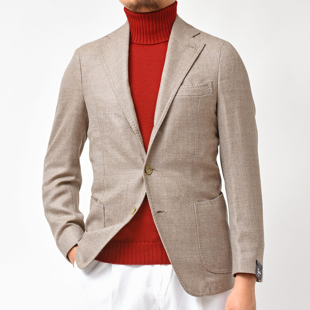 幻想的 【新品未使用】gabo × Loro Piana リネン シルク混 ジャケット