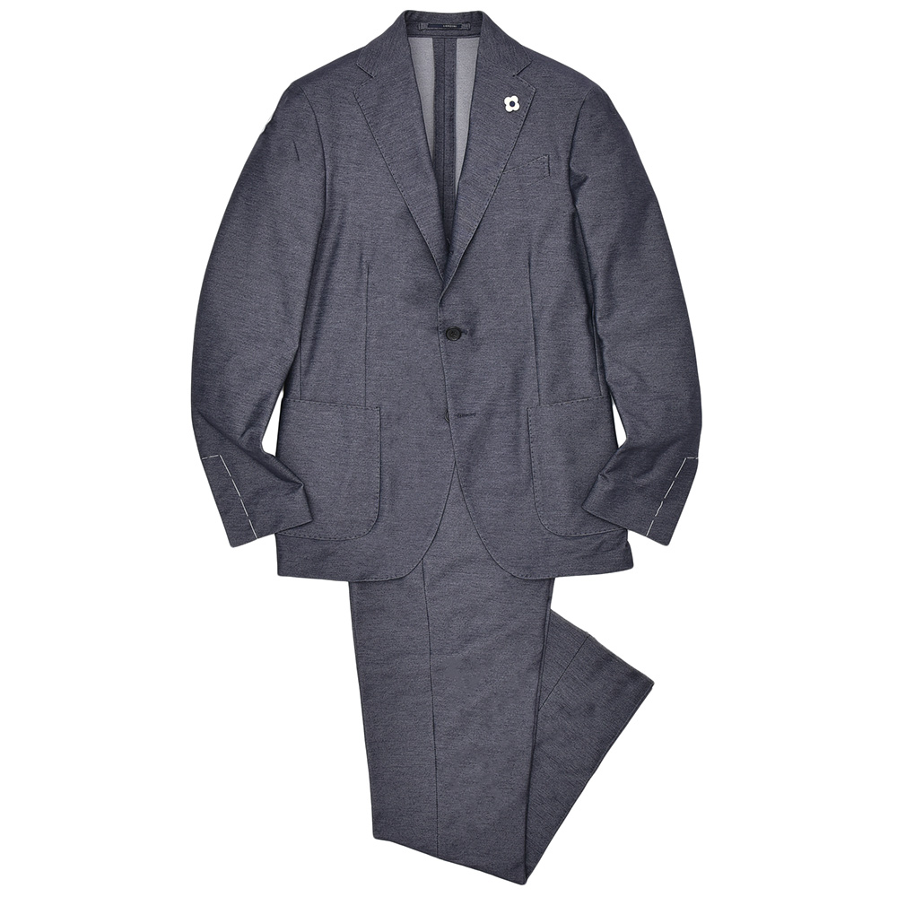 LARDINI 1プリーツ シングル3Bスーツ