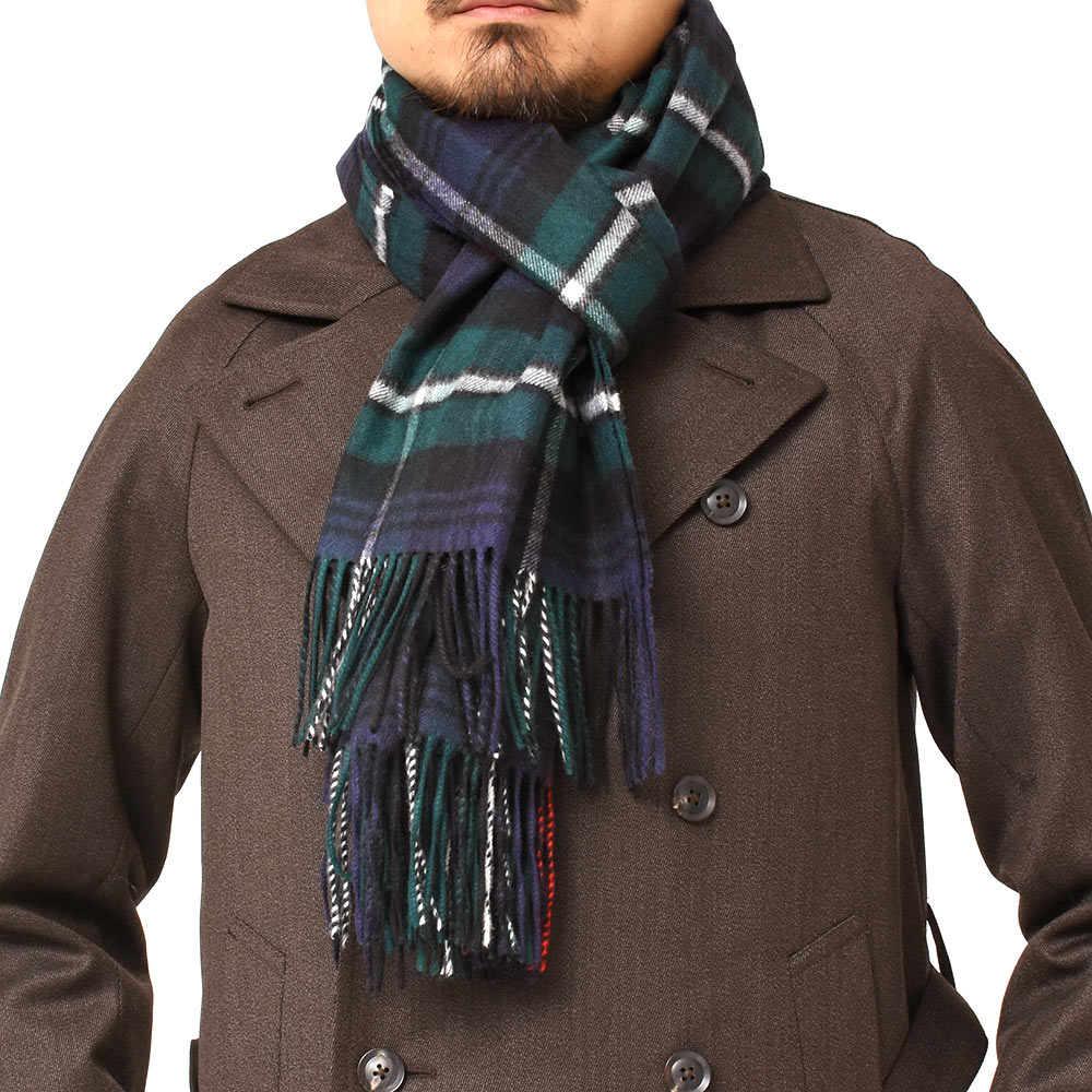 B R Online Style Web Magazine Online Shop ビー アール オンライン Johnstons ジョンストンズ Br カシミア タータンチェック 大判 ストール Wa
