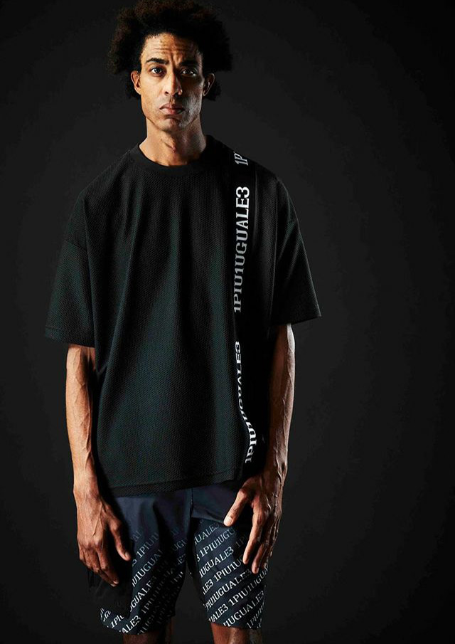 1piu1uguale3 SPORT MESH BIG SHIRT