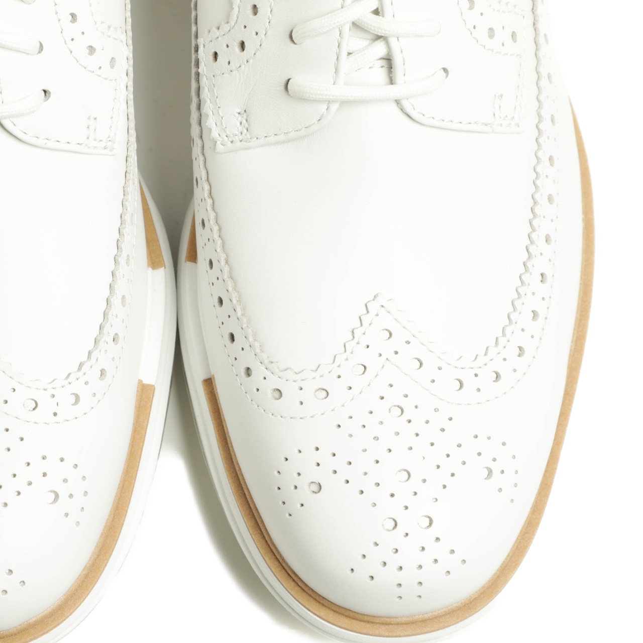 新品 ストロバー 革靴 ゴルフシューズ ホワイト 6.5 25.5cm
