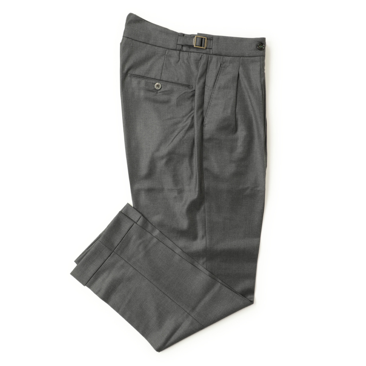 BERWICHベルウィッチ ウールスラックスグレー46-