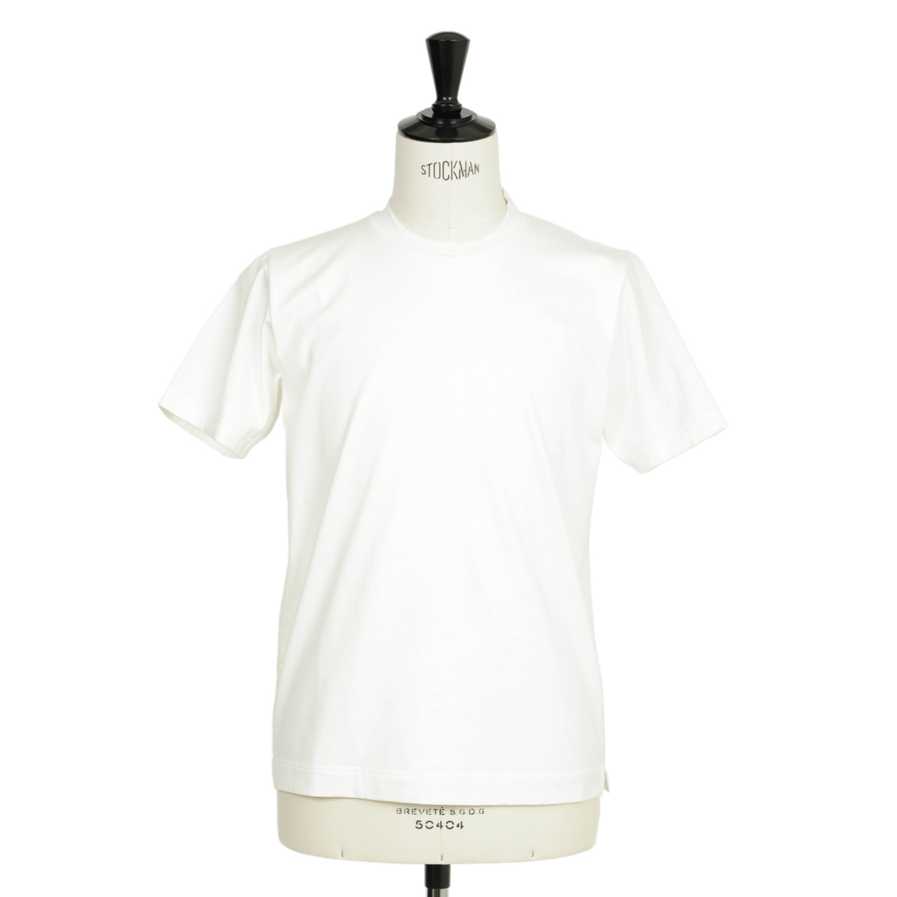 Style Web Magazine  Online Shop ビー・アール・オンライン ジム/【菅原靴店別注アイテム！】プラチナムフェイスコットン  スロープネック Tシャツ/23204589/ホワイト