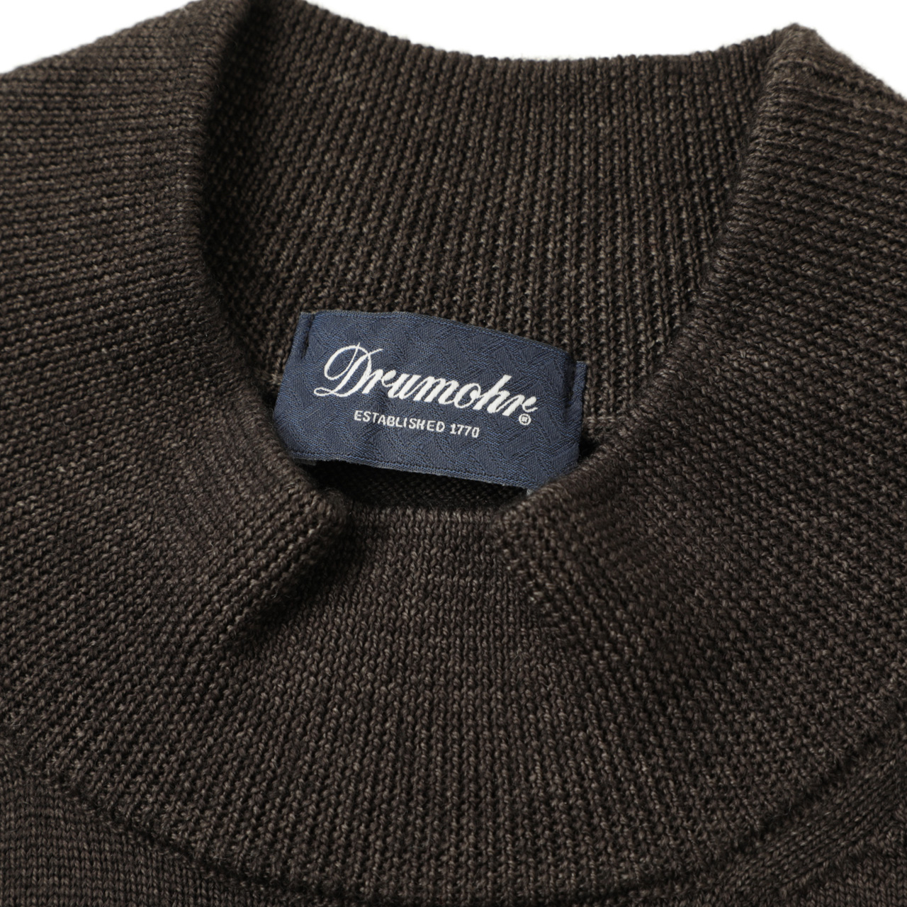 【タグ付き新品未使用】Drumohrブラウン クルーネックニット s-musee_370924136