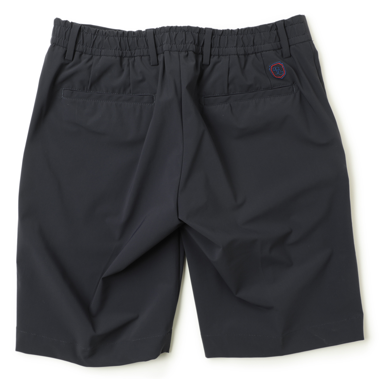 B.R.ONLINE - Style Web Magazine  Online Shop | ビー・アール・オンライン | ストリンガ / ワイド  ストレッチ ナイロン ノープリーツ ドローコード バックシャーリング ショーツ / 39TE / ネイビー