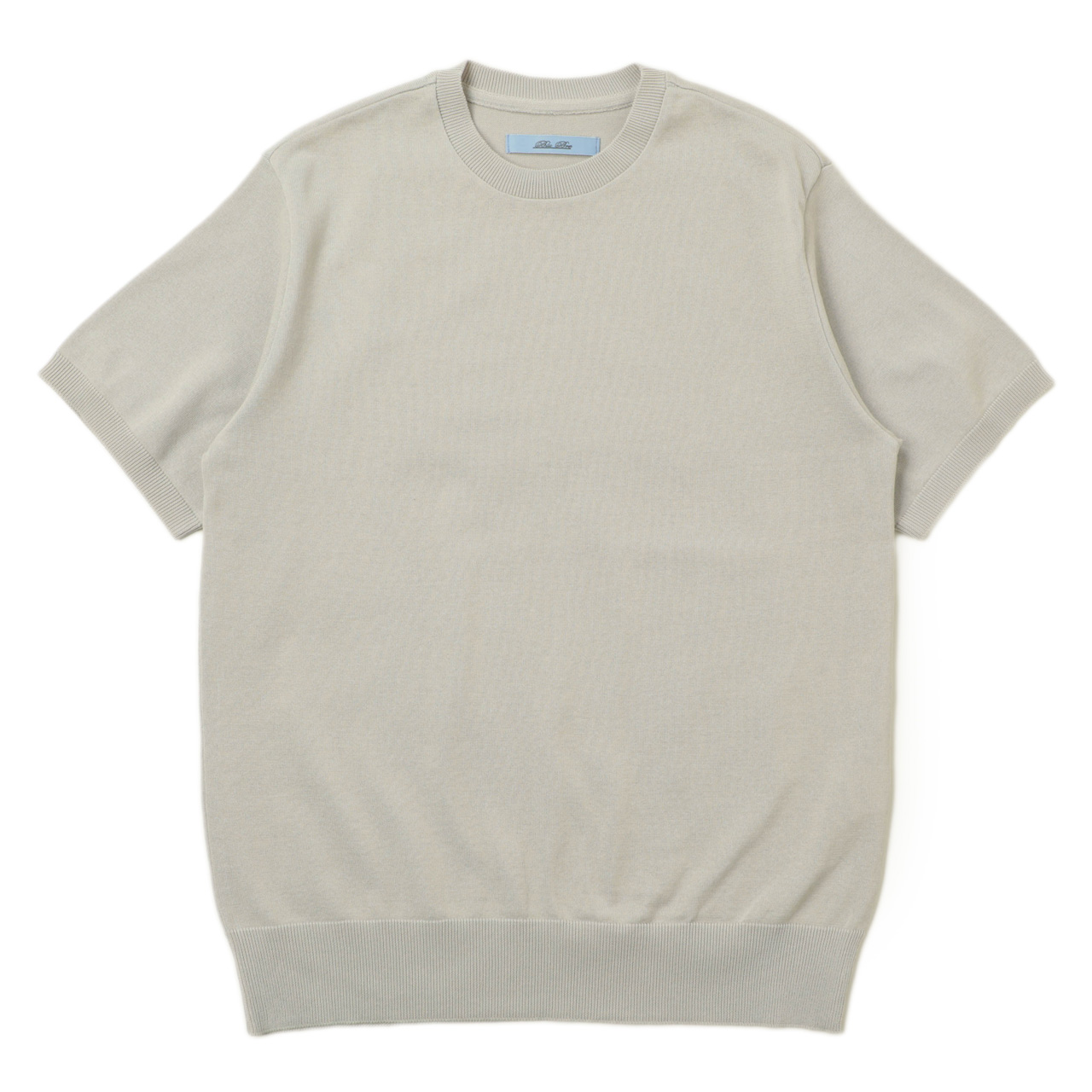 【GREEN/015】Blu Bre / リネンコットン クルーネック ニット Tシャツ B.R.ONLINE - Style Web Magazine & Online Shop | ビー・アール