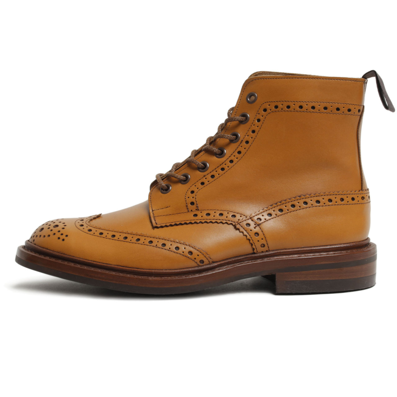 良品◆Tricker's トリッカーズ ポールスミス別注 6670 ダイナイトソール レザー カントリーブーツ ブラウン 7 1/2イングランド製 メンズ